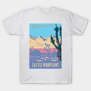 WPA Poster of Castle Mountains National Monument T-Shirt